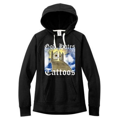 God Hates Tattoos Women's Fleece Hoodie