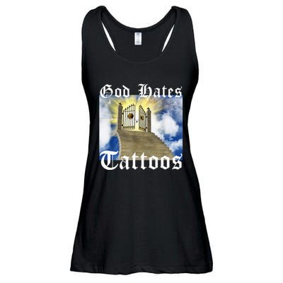 God Hates Tattoos Ladies Essential Flowy Tank