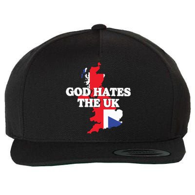 God Hates The Uk Wool Snapback Cap