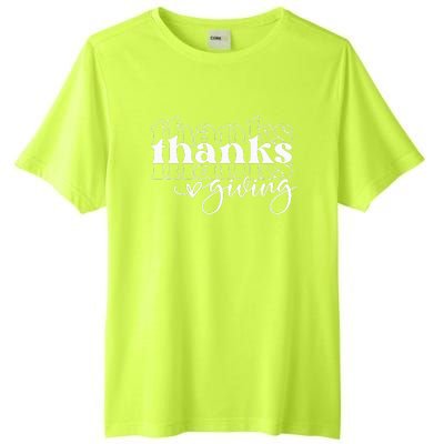 Groovy Happy Thanksgiving Cute Tall Fusion ChromaSoft Performance T-Shirt