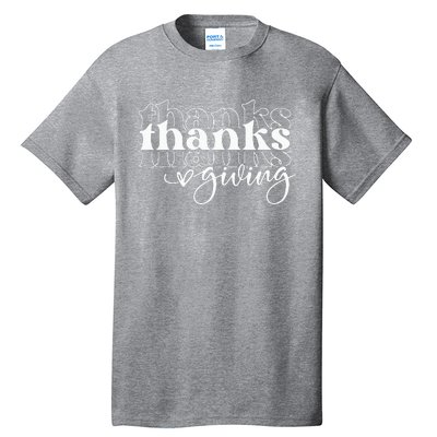 Groovy Happy Thanksgiving Cute Tall T-Shirt