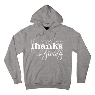 Groovy Happy Thanksgiving Cute Tall Hoodie