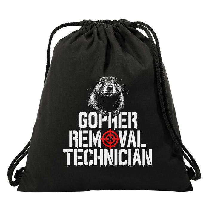 Gopher Hunting Trip Gopher Hunter Supplies Gopher Drawstring Bag