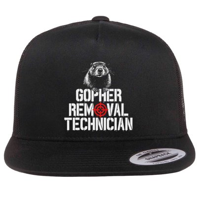 Gopher Hunting Trip Gopher Hunter Supplies Gopher Flat Bill Trucker Hat