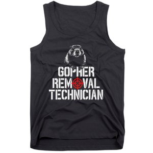 Gopher Hunting Trip Gopher Hunter Supplies Gopher Tank Top