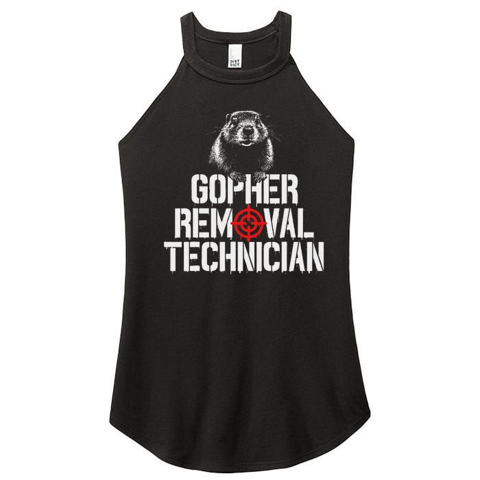 Gopher Hunting Trip Gopher Hunter Supplies Gopher Women's Perfect Tri Rocker Tank