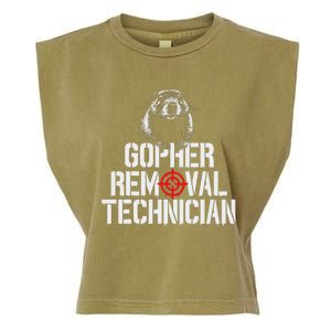 Gopher Hunting Trip Gopher Hunter Supplies Gopher Garment-Dyed Women's Muscle Tee