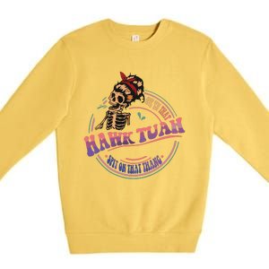 Girl Hawk Tuah 2024 Spit On That Thang Premium Crewneck Sweatshirt