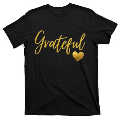 Grateful Heart Thanksgiving T-Shirt