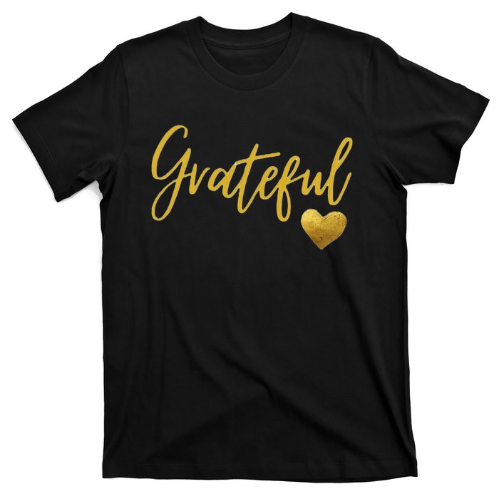 Grateful Heart Thanksgiving T-Shirt