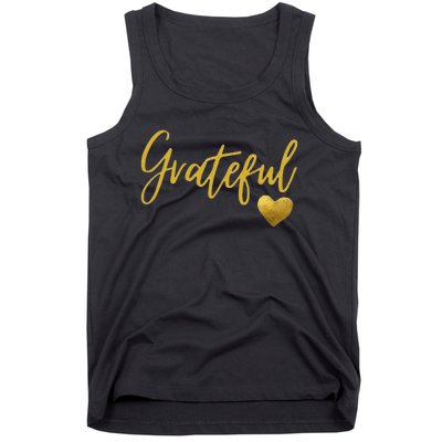 Grateful Heart Thanksgiving Tank Top