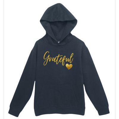 Grateful Heart Thanksgiving Urban Pullover Hoodie