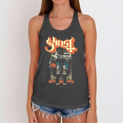 Ghost – Halloween Twins Women's Knotted Racerback Tank