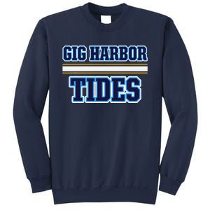 Gig Harbor Tides Horizontal Stripes Sweatshirt