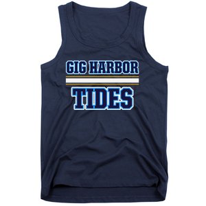 Gig Harbor Tides Horizontal Stripes Tank Top