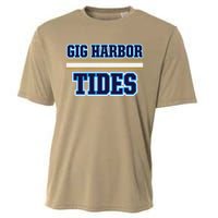 Gig Harbor Tides Horizontal Stripes Cooling Performance Crew T-Shirt