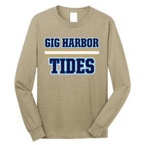 Gig Harbor Tides Horizontal Stripes Long Sleeve Shirt