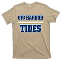 Gig Harbor Tides Horizontal Stripes T-Shirt