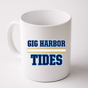 Gig Harbor Tides Horizontal Stripes Coffee Mug