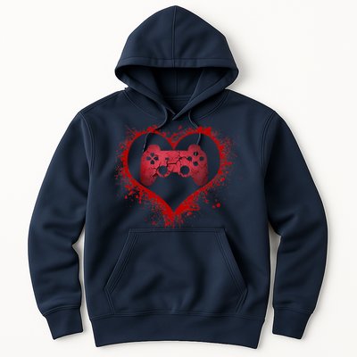 Gamer Heart Valentines Day Video Games Boy Hoodie