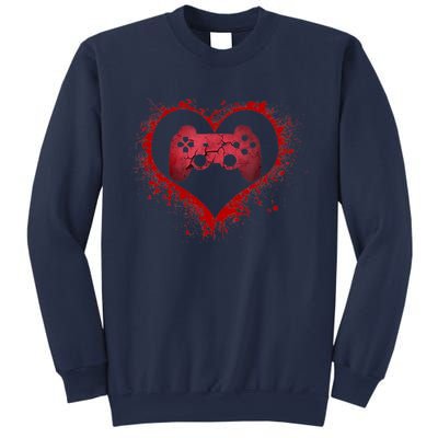 Gamer Heart Valentines Day Video Games Boy Sweatshirt