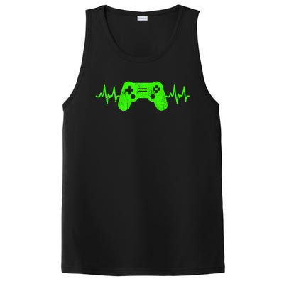 Gamer Heartbeat Video Games Ns Gaming Gift PosiCharge Competitor Tank