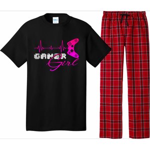 Gamer Heartbeat Video Games Controller Gaming Funny Gift Pajama Set