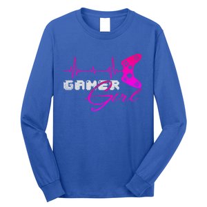 Gamer Heartbeat Video Games Controller Gaming Funny Gift Long Sleeve Shirt