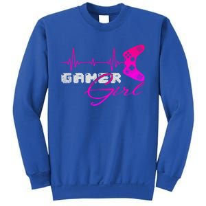 Gamer Heartbeat Video Games Controller Gaming Funny Gift Sweatshirt