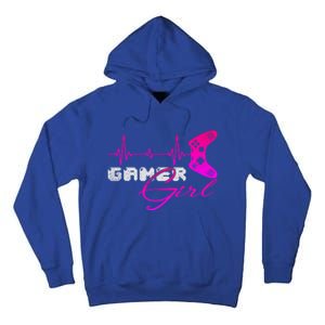 Gamer Heartbeat Video Games Controller Gaming Funny Gift Tall Hoodie