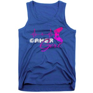 Gamer Heartbeat Video Games Controller Gaming Funny Gift Tank Top