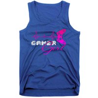 Gamer Heartbeat Video Games Controller Gaming Funny Gift Tank Top