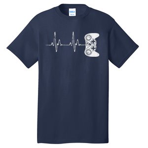 Gamer Heartbeat Video Game Lover Tall T-Shirt