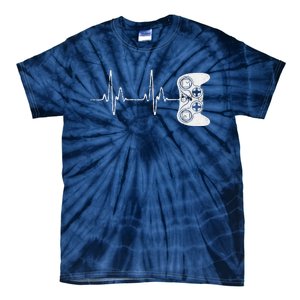 Gamer Heartbeat Video Game Lover Tie-Dye T-Shirt