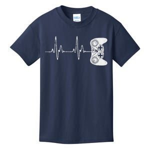 Gamer Heartbeat Video Game Lover Kids T-Shirt