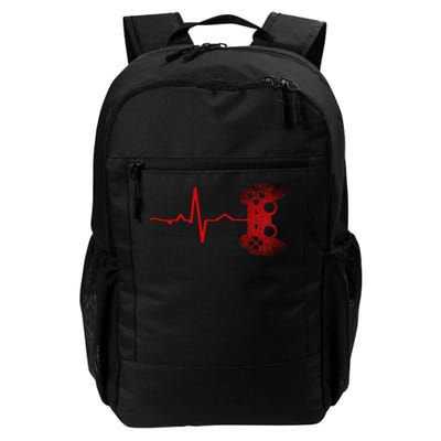 Gamer Heartbeat Video Games Gaming Daily Commute Backpack