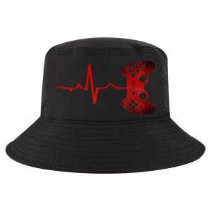 Gamer Heartbeat Video Games Gaming Cool Comfort Performance Bucket Hat