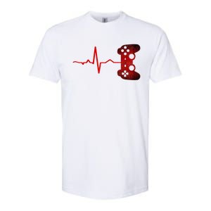 Gamer Heartbeat Video Games Gaming Softstyle CVC T-Shirt