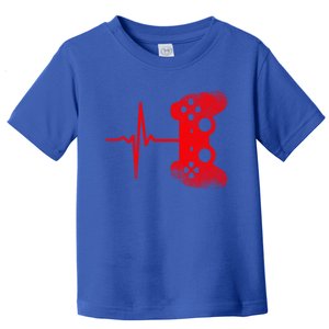 Gamer Heartbeat Video Games Gaming Gift Toddler T-Shirt