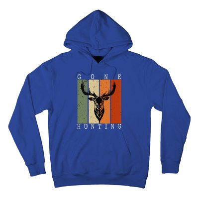 Gone Hunting Vintage Deer Hunting Lover Hunter And Gift Hoodie