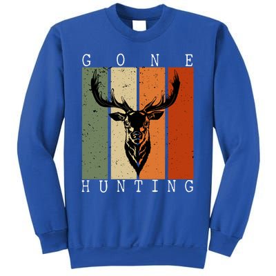 Gone Hunting Vintage Deer Hunting Lover Hunter And Gift Sweatshirt