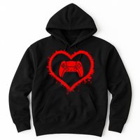 Gamer Heart Valentines Day Video Games Hoodie