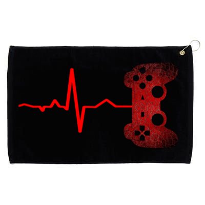 Gamer Heartbeat Video Games Gaming Ns Gift Grommeted Golf Towel