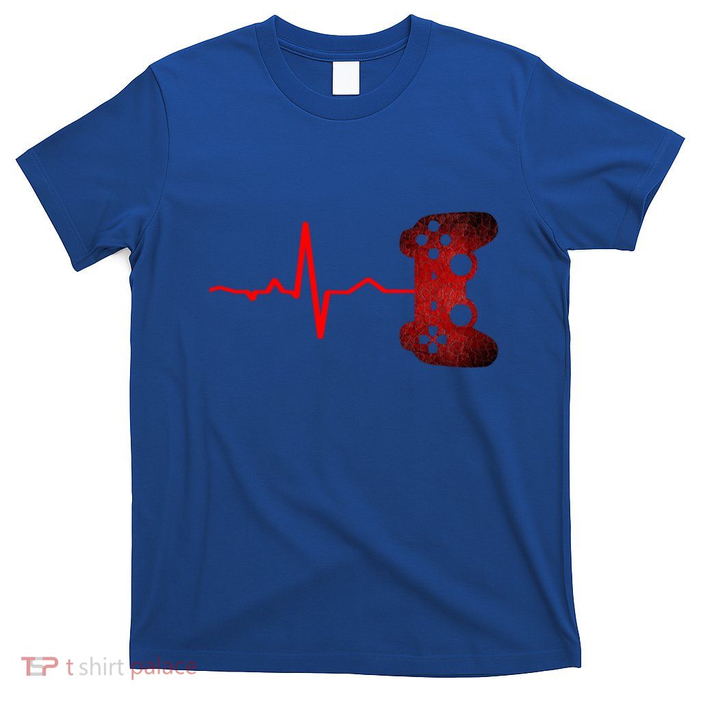 Gamer Heartbeat Video Games Gaming Ns Gift T-Shirt
