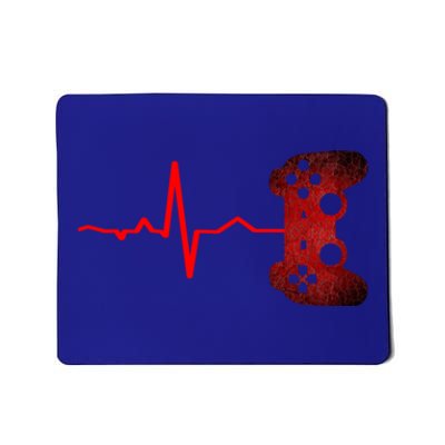 Gamer Heartbeat Video Games Gaming Ns Gift Mousepad