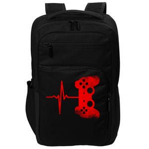 Gamer Heartbeat Video Games Gaming Ns Gift Impact Tech Backpack