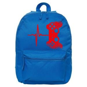 Gamer Heartbeat Video Games Gaming Ns Gift 16 in Basic Backpack