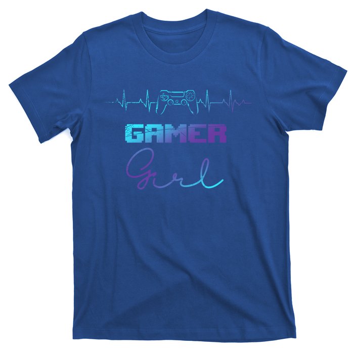 Gamer Heartbeat Video Games Controller Gaming Gift T-Shirt