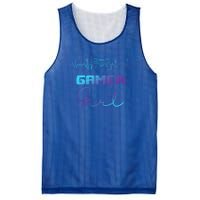 Gamer Heartbeat Video Games Controller Gaming Gift Mesh Reversible Basketball Jersey Tank