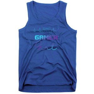 Gamer Heartbeat Video Games Controller Gaming Gift Tank Top